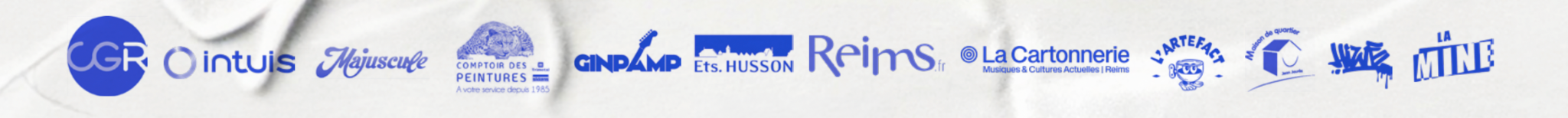 Logos des partenaires du festival