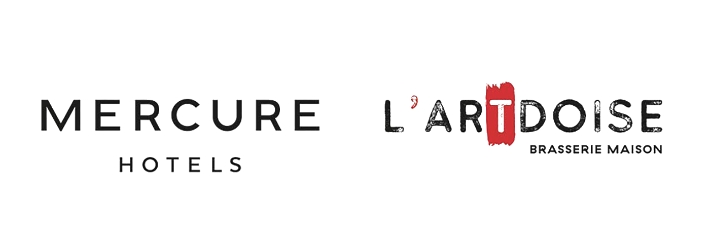 Logo Mercure Hotels et L'Artdoise Brasserie Maison